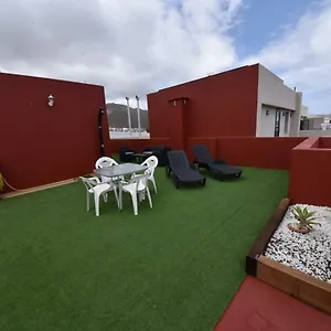 Piso grande Gáldar con solarium vista mar Gáldar